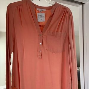 Peach blouse